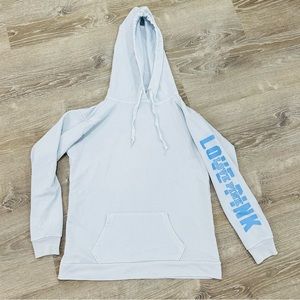 Light Blue Victorias Secret Pink XS Hoodie